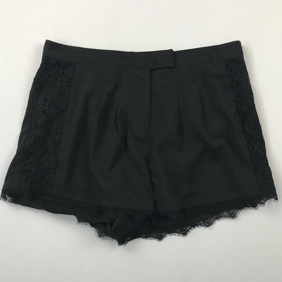 Victoria’s Secret Black Shorts w/Lace Trim - 6 - Picture 1 of 9